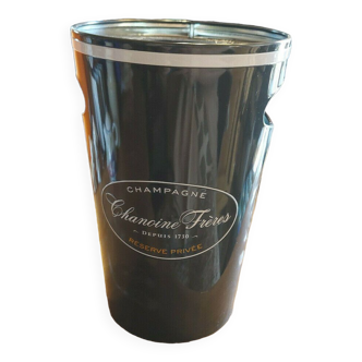 Ice bucket champagne Chanoine Frères grey metal