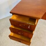 Vintage retro Danish mid-century boomerang desk 1960s