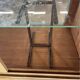 Vintage wooden shop counter/display case: design project