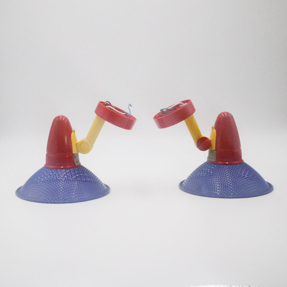Pair of wall lamps 80s