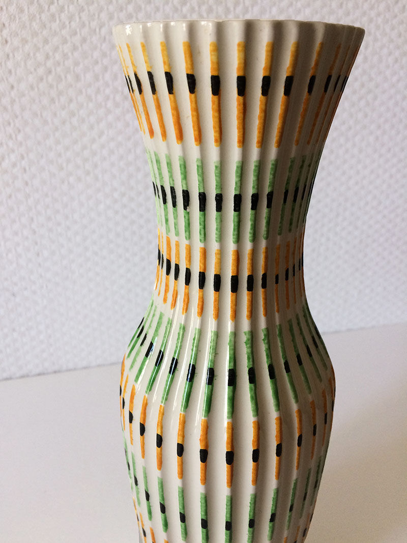 Saint-Clément vintage ceramic vase, 1960s