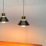 Mid-Century Danish Life pendant lamps by Jo Hammerborg for Fog & Mørup, 1960s, set of 2