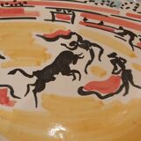 Decorative bullfighting plate 1970