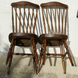 Set of 9 Vintage Scandinavian Bistro Chairs 1960