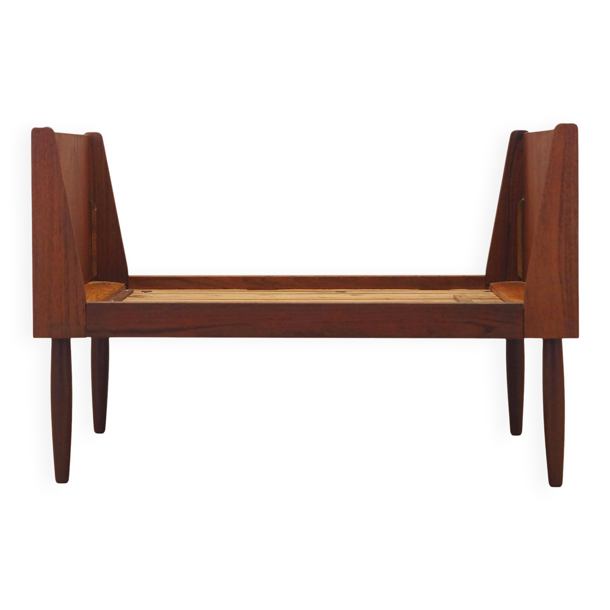 Teak bed, Danish design, 1970s, production: Denmark