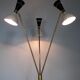 Charleston lamp with 3 two-tone diabolos, Mid-Century 1950s design