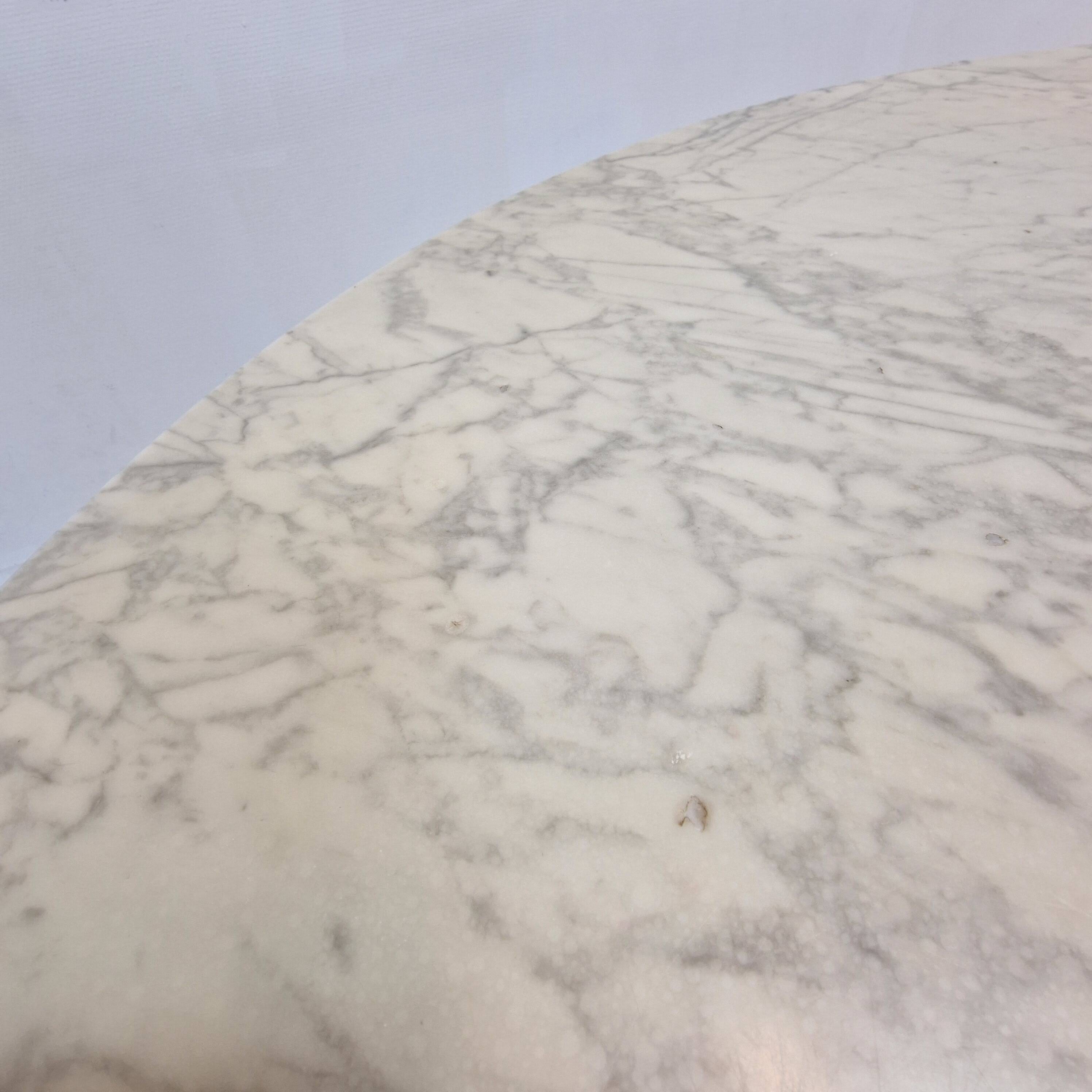 Table de Salle à Manger Knoll en Marbre avec 5 chaises par Eero Saarinen, 1960s