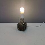 Small delicious ceramic table lamp, Danish and estimated from the 1970s.