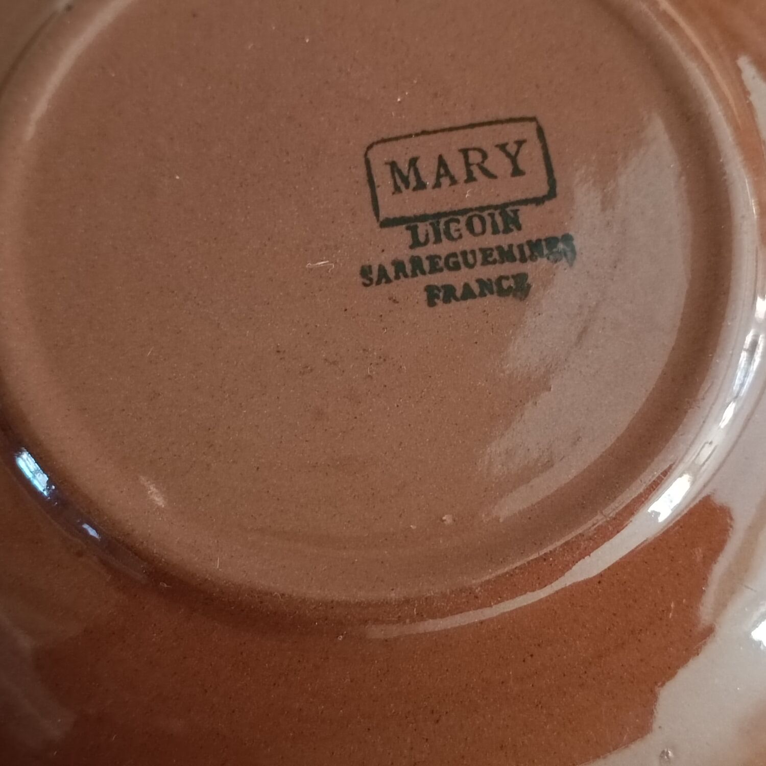 Set of 5 cups and 1 milk jug Mary Sarreguemines