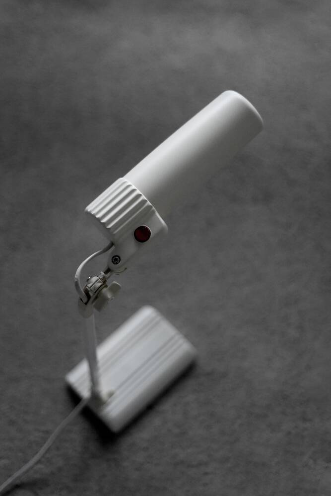 Modern adjustable desk lamp in mid-century style Dulux Junior by Lival Finland, 1980s.