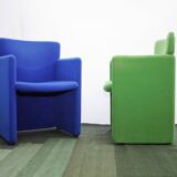 2 Chaises italiennes Fauteuil Centro Progetti Tecno Modèle S148
