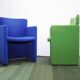 2 Chaises italiennes Fauteuil Centro Progetti Tecno Modèle S148