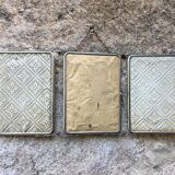 Barber triptych mirror beveled 51 x 22 cm