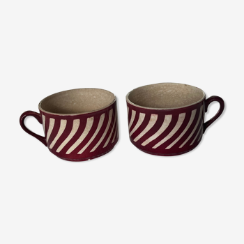 2 cups Creil and Montereau