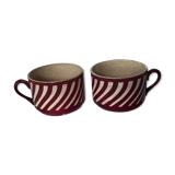 2 cups Creil and Montereau