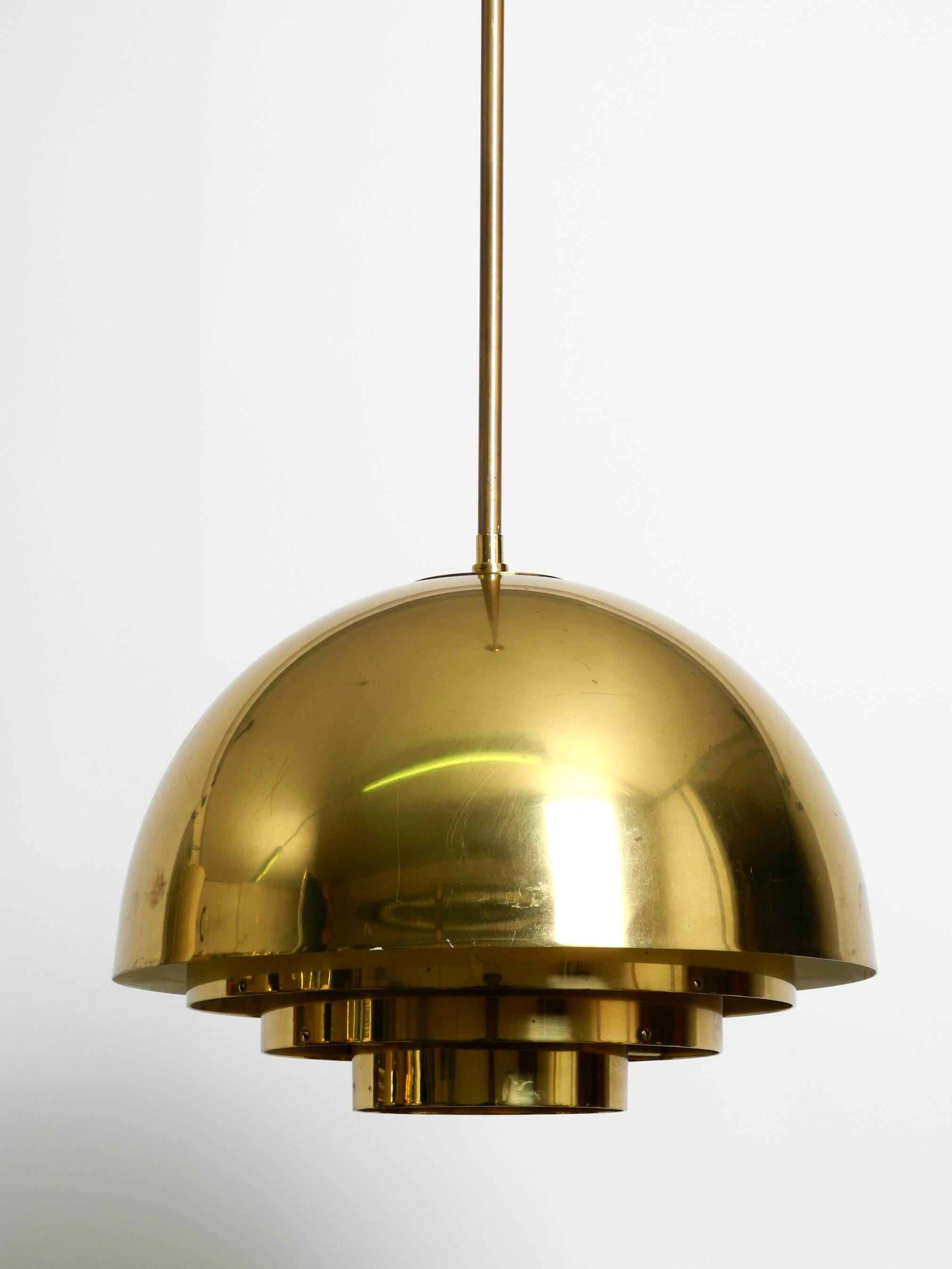 Beautiful Mid Century brass ceiling lamp from the Vereinigte Werkstätten
