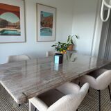 Mango wood dining table