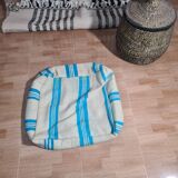 Pouf berbère bohemian fait main 60 X 60 X 25 CM