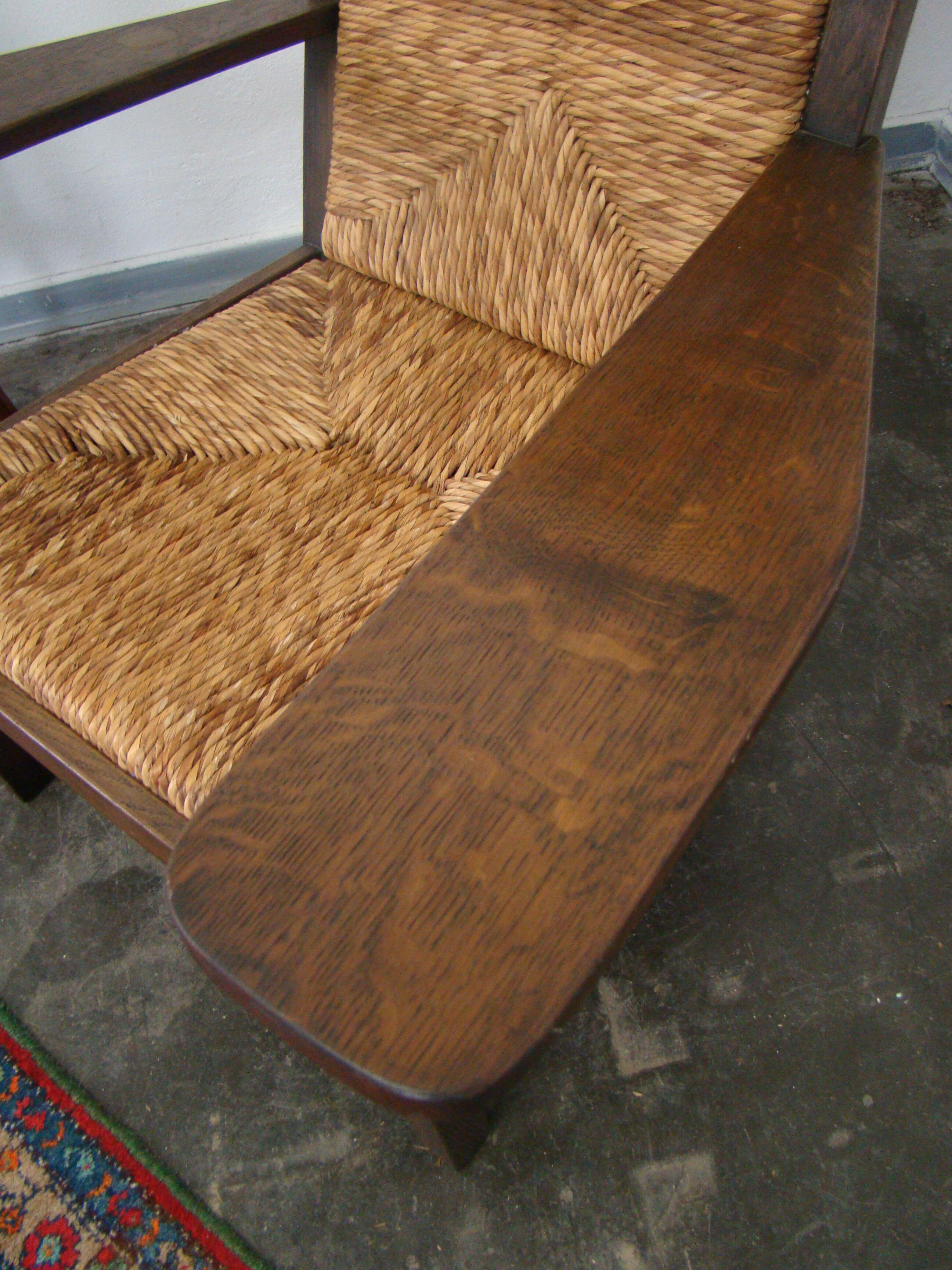 Fauteuil avec haut dossier par Willy Ohler