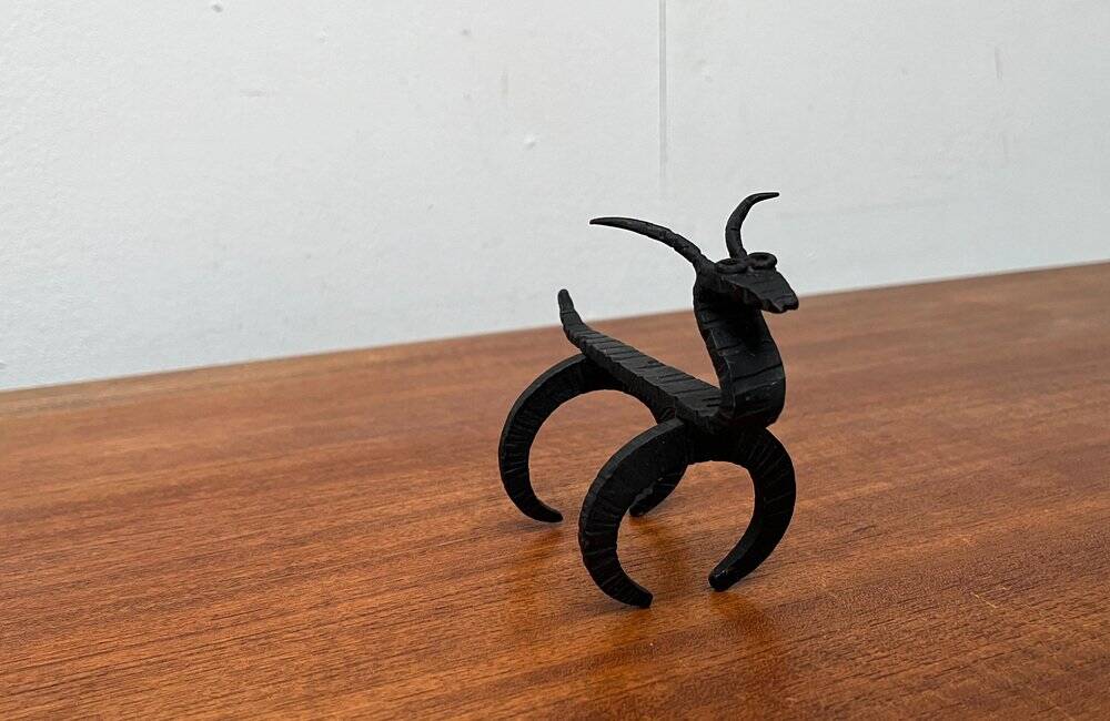 Animal sculpture, 1960s, wrought iron