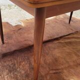 Scandinavian dining room set, 6 chairs with extendable table 1950s