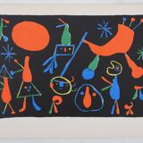 Joan Miro: Characters in the Stars, lithograph