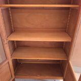 Antique wooden display cabinet – vintage spirit / 1950s