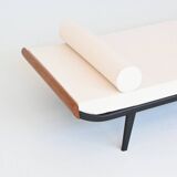 Dick Cordemeyer Lit de repos Cléopâtre en lin blanc Auping Pays-Bas 1954