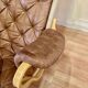 "Pernilla" leather armchair "Bruno Mathsson" 1960.