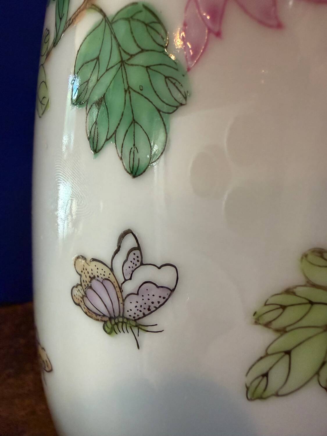 Chinese Vase with Chrysanthemums – "Famille Rose" Porcelain