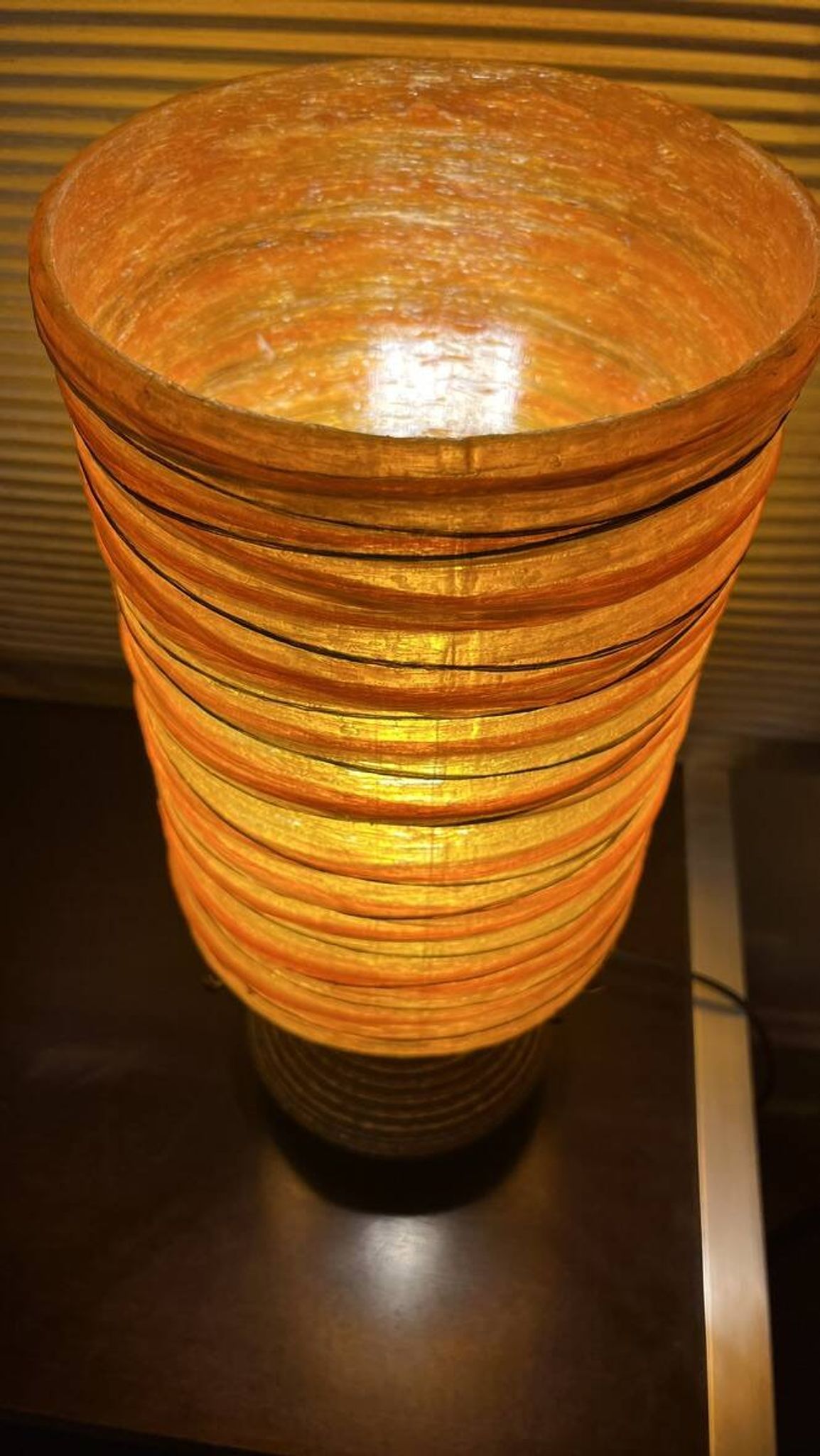 Lampe vintage en céramique Accolay