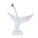 Porcelain goose figurine, Hungarian design, 1960s,manufactured by Holloháza