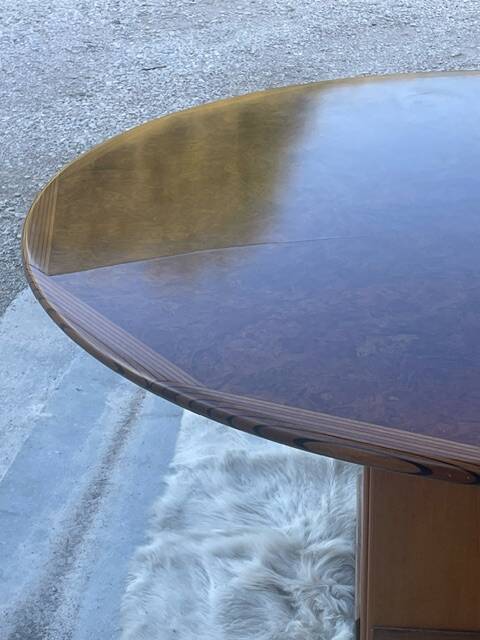 Round table by Tobia and Afra Scarpa Artona edition