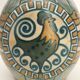 Vase en grés émaillé, art déco vers 1920, signé Kèramis, Charles Catteau