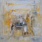 Abstract painting table