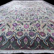 Tapis persan Kirman pistache 298x208 cm