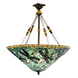 Tiffany pendant lamp Libelle green