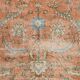 7x10 Turkish Brunt Red Vintage Area Rug, 221x323Cm