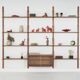 Teak modular shelving unit, Danish design, 1960s, made in Denmark
