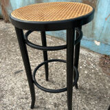 High rattan bar stools