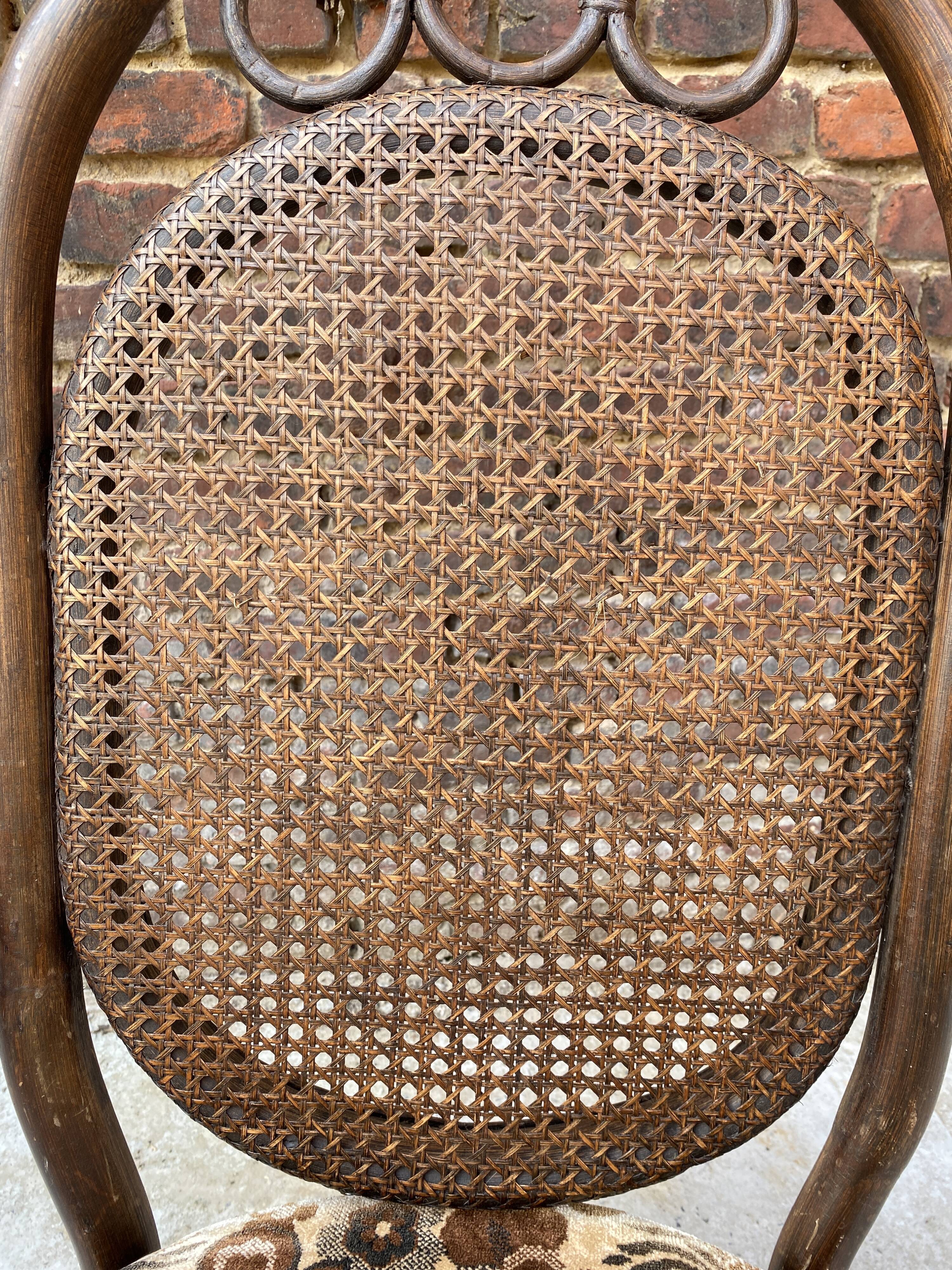 Bamboo armchair and adult canning