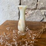 Alabaster soliflore vase