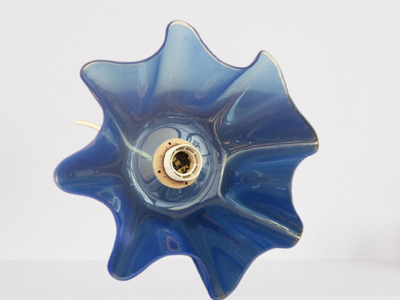 1950 blue glass suspension