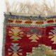 One-of-a-Kind Vintage Hand-Knotted Turkish Tulu Prayer Rug with Niche Design, 100% Wool