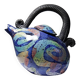 Terracotta teapot, US studio, 1950-1970 era, David Constantine White.