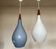 Paire de suspensions Tear Drop de Holmgaard pour Louis Poulsen Denmark 1960-1969