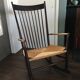 Vintage Scandinavian J16 rocking chair by Hans J. Wegner for FDB