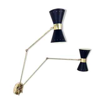 Wall lamps in the style of Italian creations of the 50s