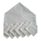 Nappe blanche brodée et 6 serviettes assorties