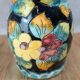 Vase Vallauris signed Gj – floral decoration